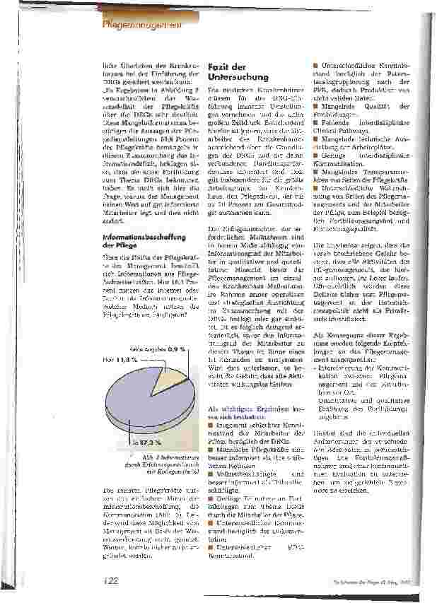 Vorschauseite 3: Ist das Pflegemanagement auf die DRGs ausreichend vorbereitet?