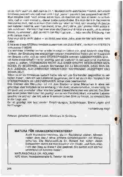 Vorschauseite 6: Der unbewältigte Tod - Wie stirbt man in unserer Gesellschaft 1. Teil