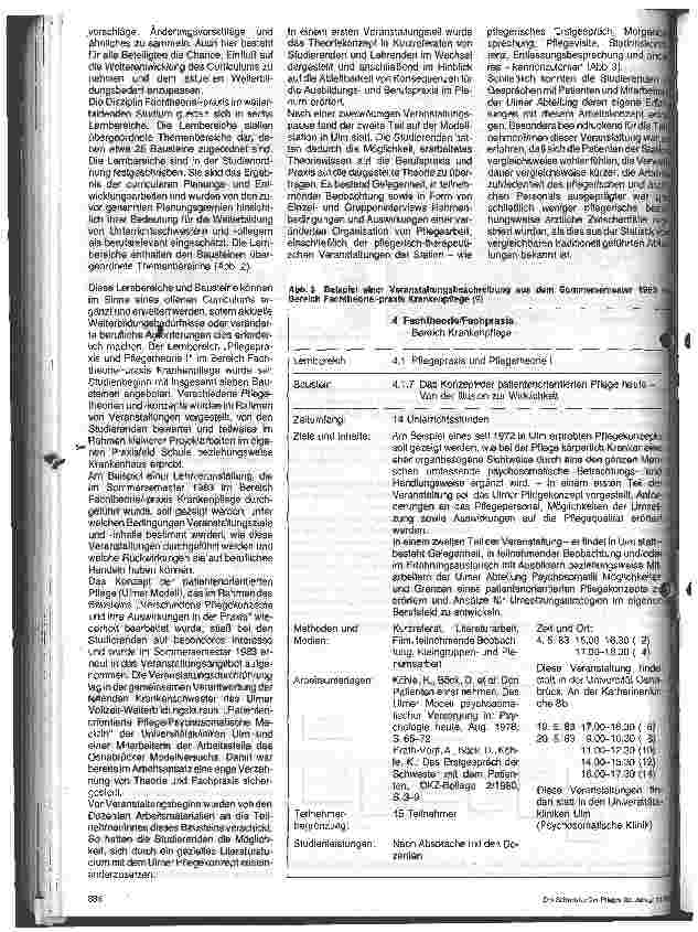 Vorschauseite 4: Unterrichtsschwestern und Unterrichtspfleger im weiterbildenden Studium in Osnabrück