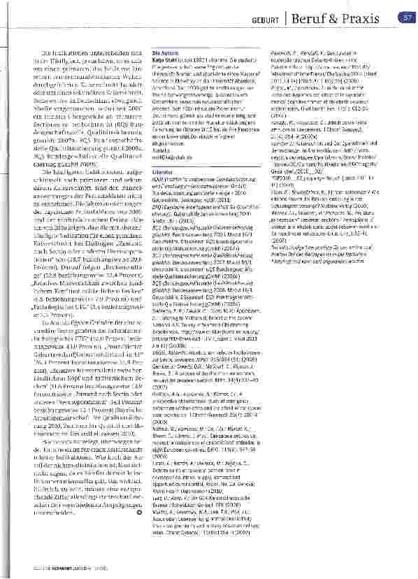 Vorschauseite 4: Geburtsmodus Sectio Teil2 Wissenverlust & Wertewandel
