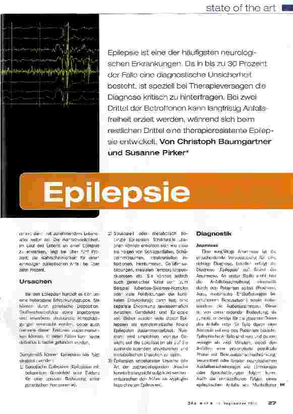 Vorschauseite 1: Epilepsie