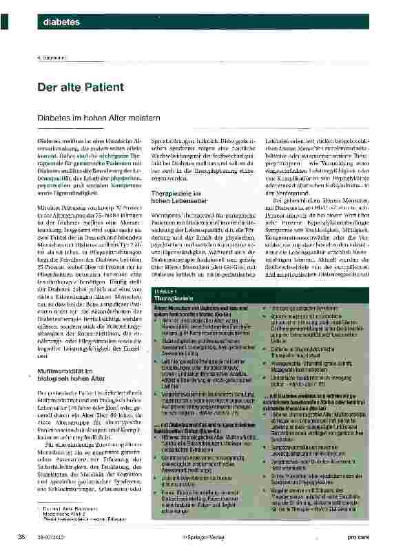 Vorschauseite 1: Der alte Patient