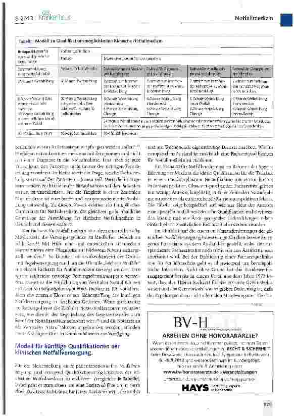 Vorschauseite 4: Qualifikationsanforderungen und Haftungsrisiken in der Zentralen Notaufnahme
