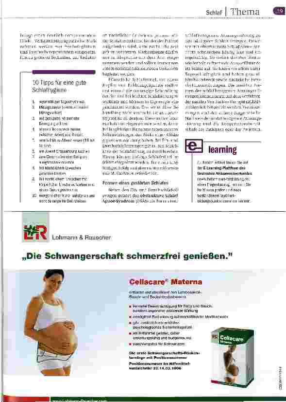 Vorschauseite 6: Biologische Rhythmen und Schlafstörungen