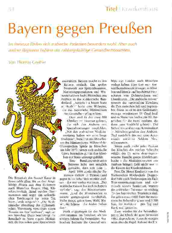 Vorschauseite 1: Bayern gegen Preußen