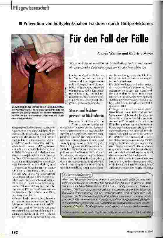 Vorschauseite 1: Für den Fall der Fälle