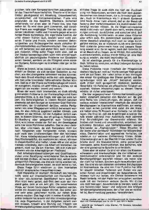 Vorschauseite 3: Typische Konflikte in der Krankenpflege