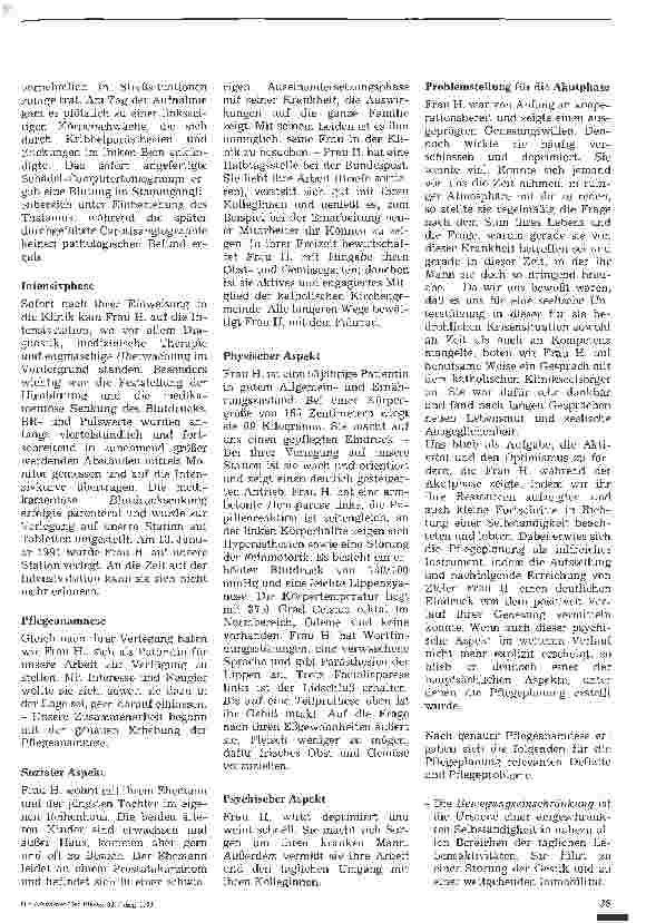 Vorschauseite 2: Pflege eines Patienten mit akuten Hirnfunktionsausfällen Braun-Preis 1991