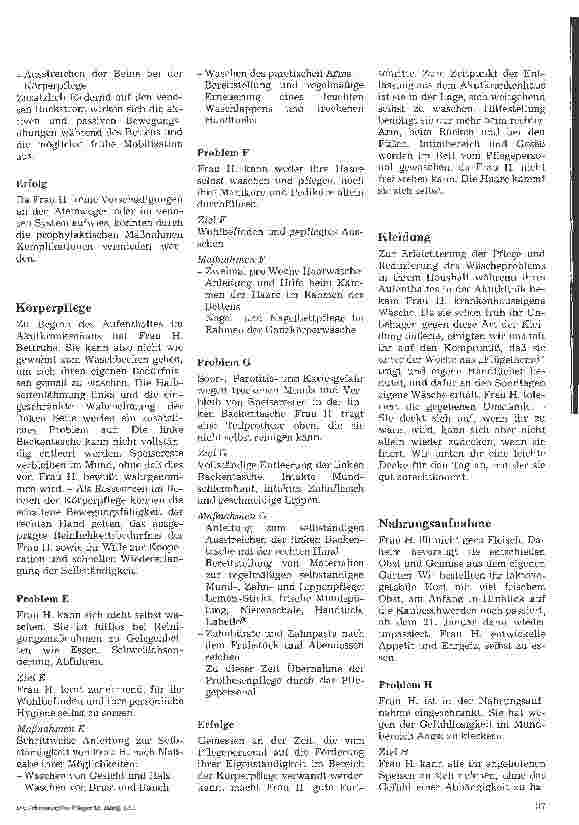 Vorschauseite 4: Pflege eines Patienten mit akuten Hirnfunktionsausfällen Braun-Preis 1991