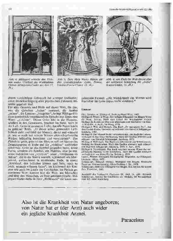 Vorschauseite 5: Grundlagen und Grenzen einer Hildegard - Medizin