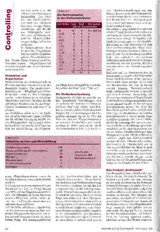 Vorschauseite 3: Controlling für Sozialstationen II Praktische Ergebnisse