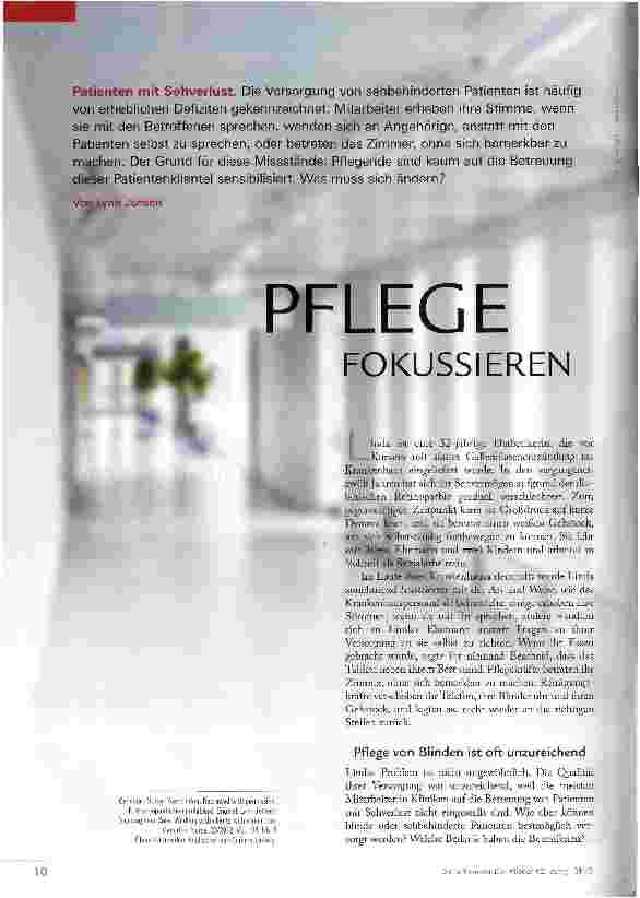 Vorschauseite 1: Pflege fokussieren