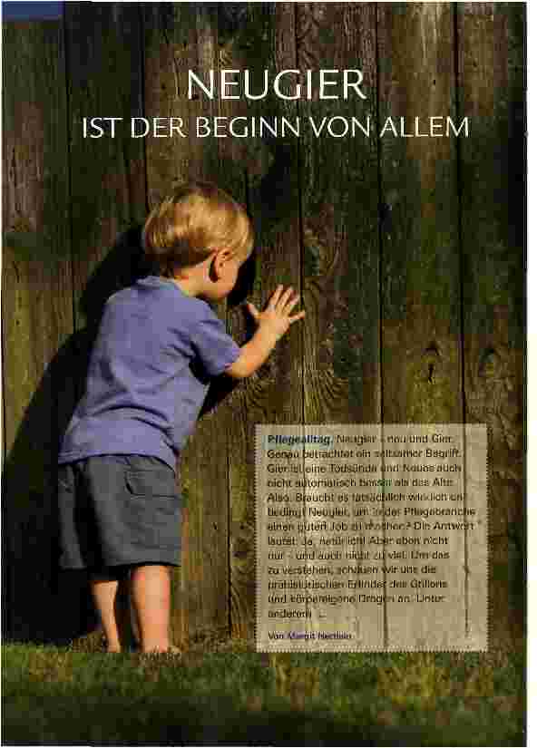 Vorschauseite 1: Neugier ist der Beginn von Allem
