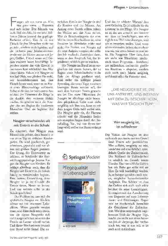 Vorschauseite 2: Neugier ist der Beginn von Allem