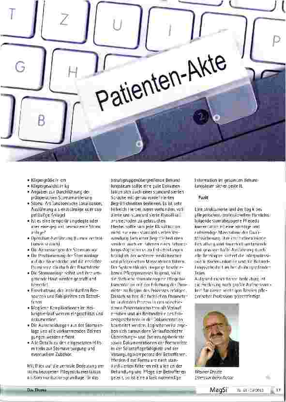 Vorschauseite 4: Formale und fachliche Anforderungen am eine stomabezogene Pflegedokumentation