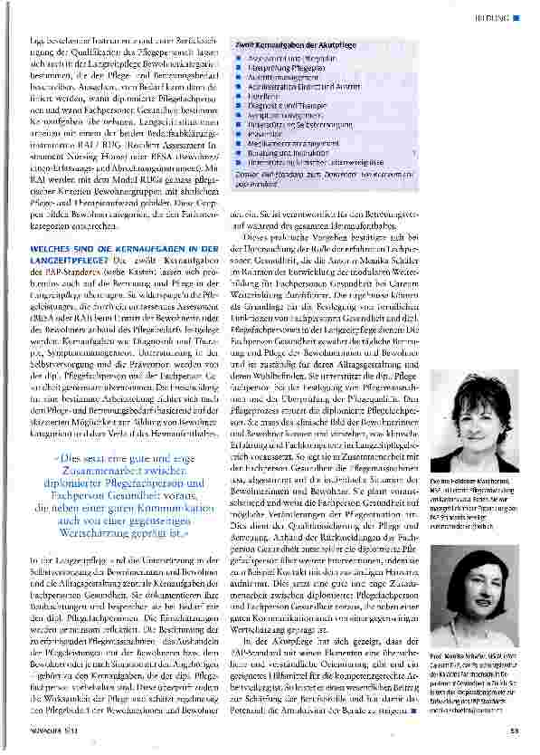 Vorschauseite 2: Bedarfsorientierte Arbeitsteilung im Pflegeprozess