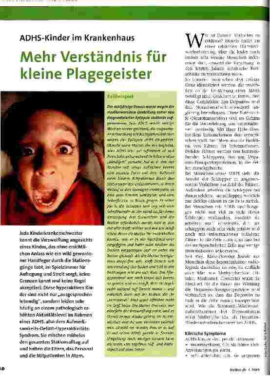 Vorschauseite 1: Mehr Verständnis für kleine Plagegeister