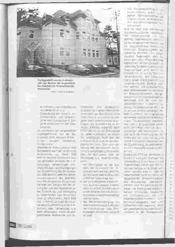 Vorschauseite 3: Eine Krankenhaus-GmbH ist keine Privatklinik! Zum Protest der Gewerkschaften gegen den Rechtsformwechsel kommunaler Krankenhäuser
