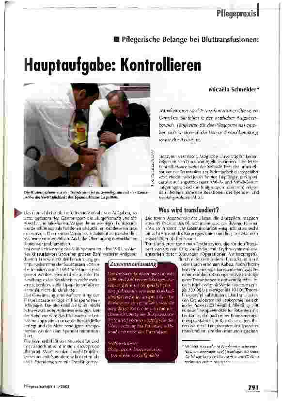 Vorschauseite 1: Hauptaufgabe: Kontrollieren