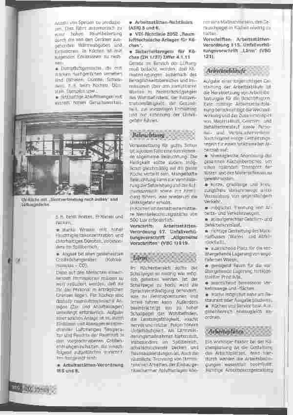 Vorschauseite 3: Planung für einen sicheren Arbeitsplatz Großküche Bauliche Gestaltung aus der Sicht des Arbeitsschutzes