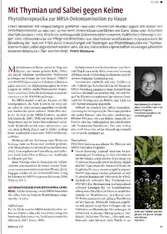 Vorschauseite 1: Mit Thymian und Salbei gegen Keime