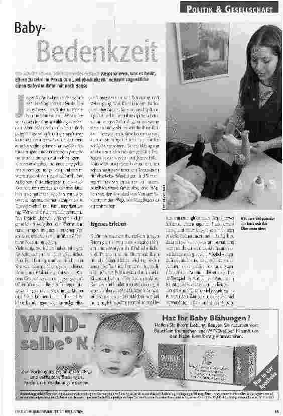 Vorschauseite 1: Baby-Bedenkzeit