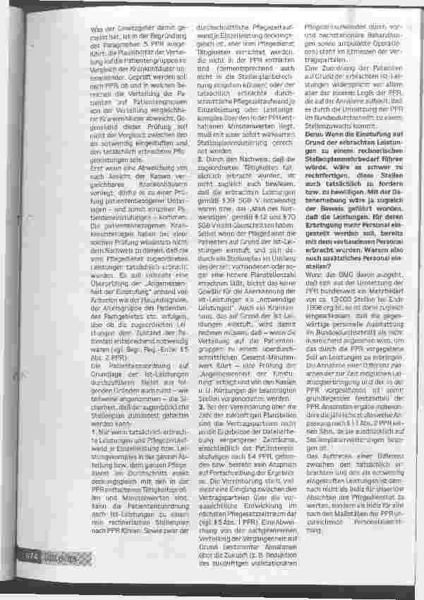 Vorschauseite 3: IST oder SOLL - das ist hier die Frage Zur Problematik der Patienteneinstufungen nach Par. 4 PPR