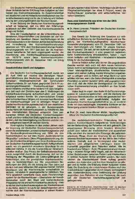 Vorschauseite 2: Die Deutsche Krankenhausgesellschaft