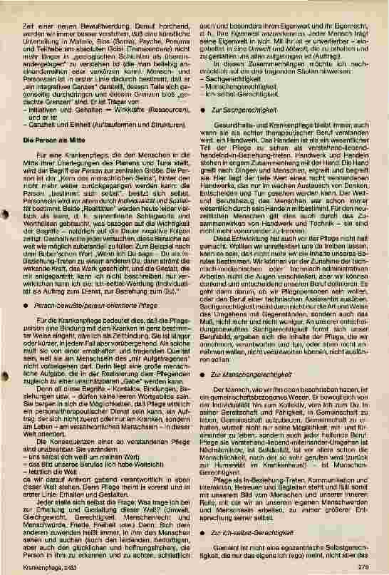 Vorschauseite 2: Was ist der Auftrag der Krankenpflege? oder: Krankenpflege als Auftrag!