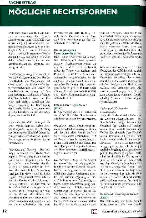 Vorschauseite 2: Endlich selbständig - was nun?