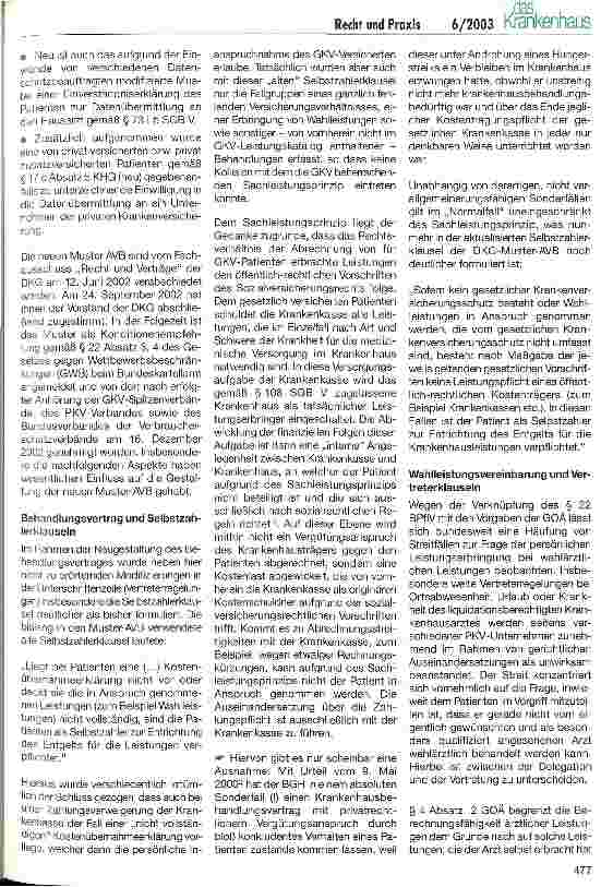 Vorschauseite 2: Aktuelle rechtliche Anforderungen an Behandlungsverträge, Wahlleistungsvereinbarungen, Patientenerklärungen etc.