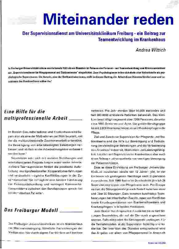 Vorschauseite 1: Miteinander reden