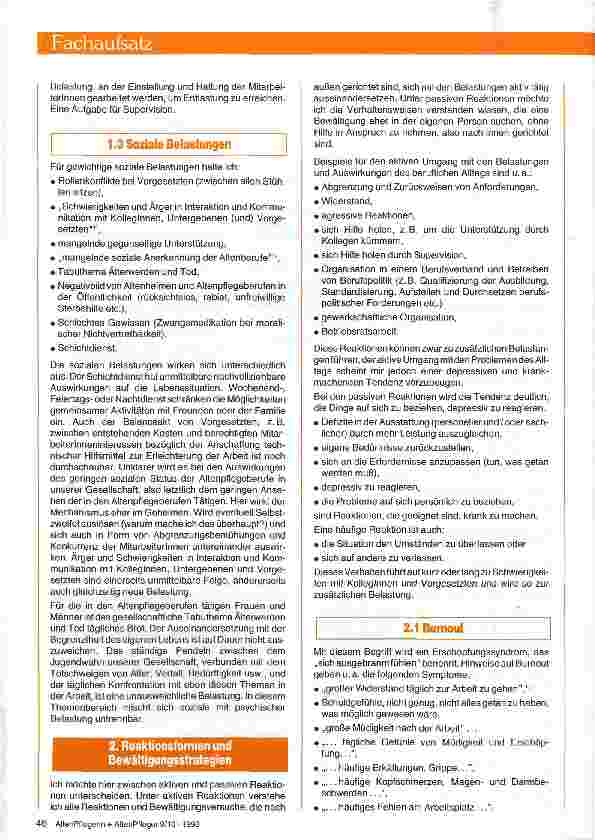 Vorschauseite 2: Supervision in der Altenpflege Begleitung in einem schwierigen Berufsalltag