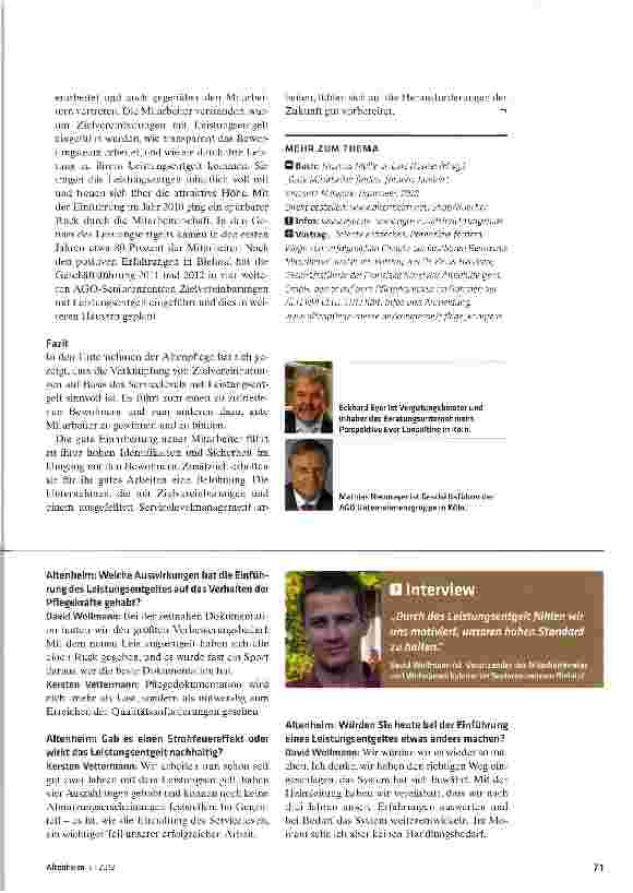 Vorschauseite 4: Leistung soll sich lohnen