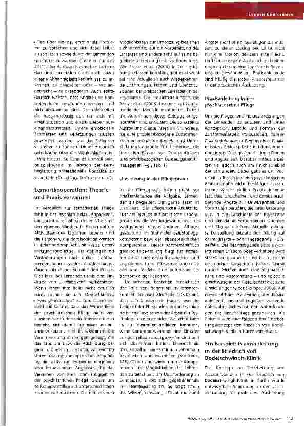 Vorschauseite 5: Einsatz in einer befremdlichen Welt? Lerneinsätze in der psychiatrischen Pflege unterstützend vorbereiten