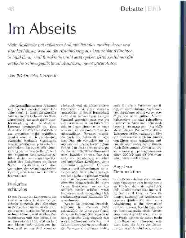 Vorschauseite 1: Im Abseits