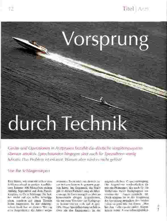 Vorschauseite 1: Vorsprung durch Technik
