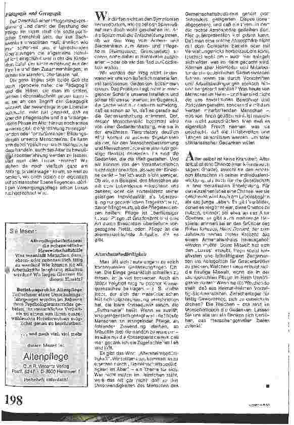 Vorschauseite 3: Ist Pflege ein Luxus?