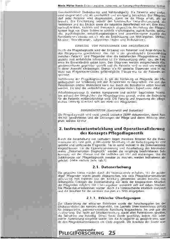 Vorschauseite 5: Entwicklung eines Instruments zur Messung pflegediagnostischer Qualität