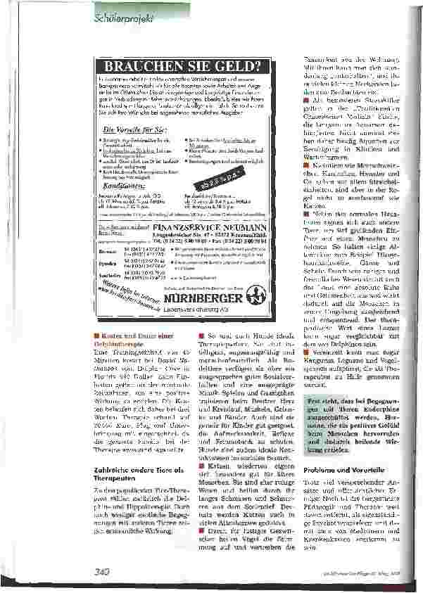 Vorschauseite 5: Tiere als Therapeuten