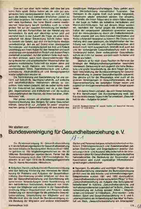 Vorschauseite 2: Gesundheit kann man sich nicht kaufen