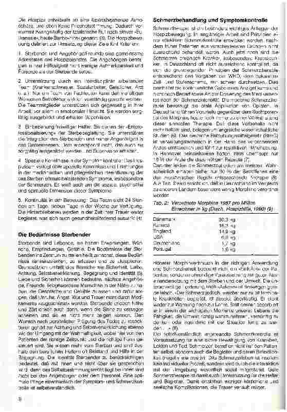 Vorschauseite 3: Lebenshilfe bis zum Tode - Hospizbewegung