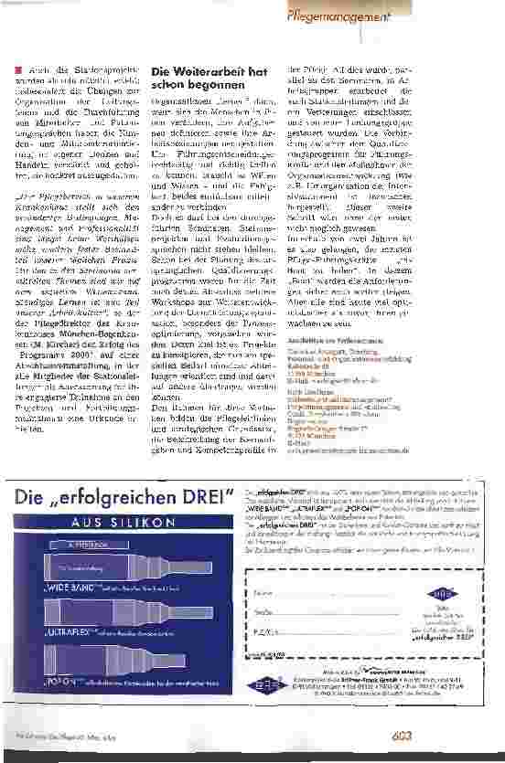 Vorschauseite 4: Zukunft der Führung in der Pflege Ein Projekt zur Personalund Qualitätsentwicklung