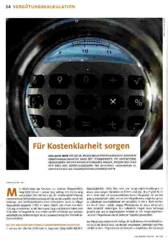 Vorschauseite 1: Für Kostenklarheit sorgen
