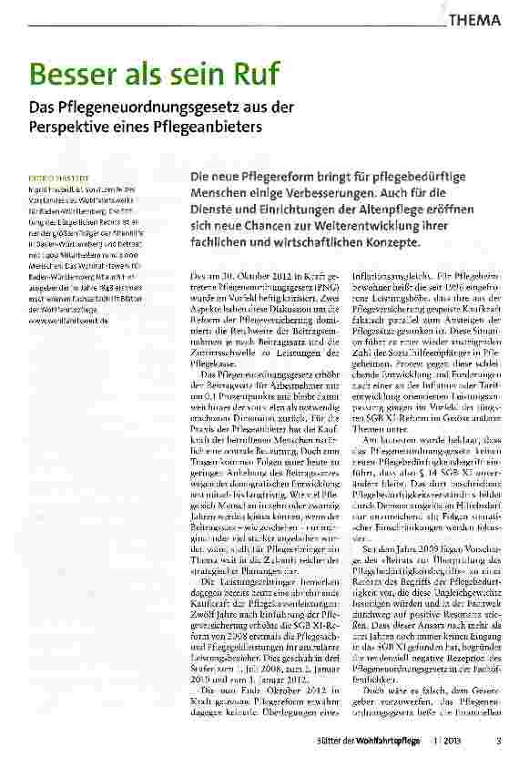 Vorschauseite 1: Besser als sein Ruf