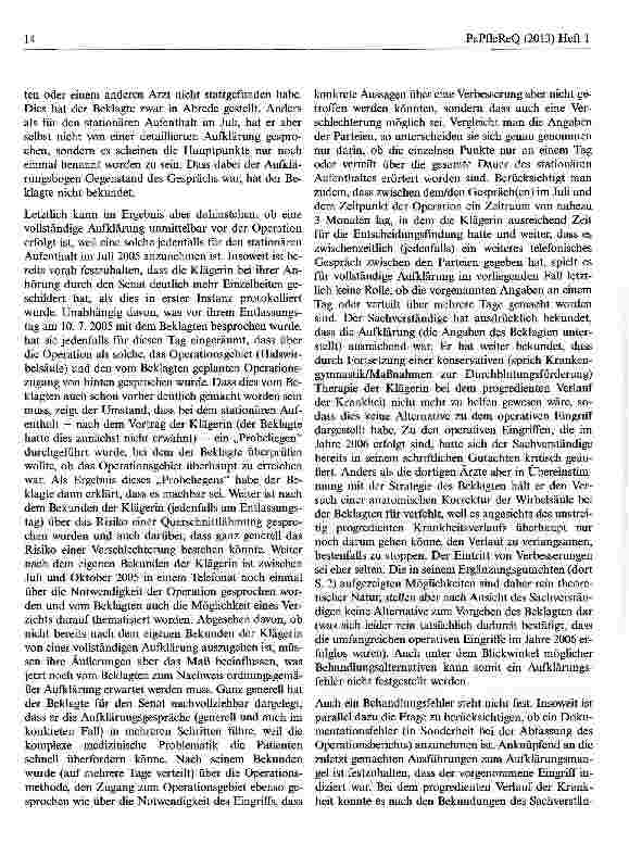 Vorschauseite 3: Nachweis einer vollständigen Aufklärung durch den Arzt im Arzthaftungsprozess