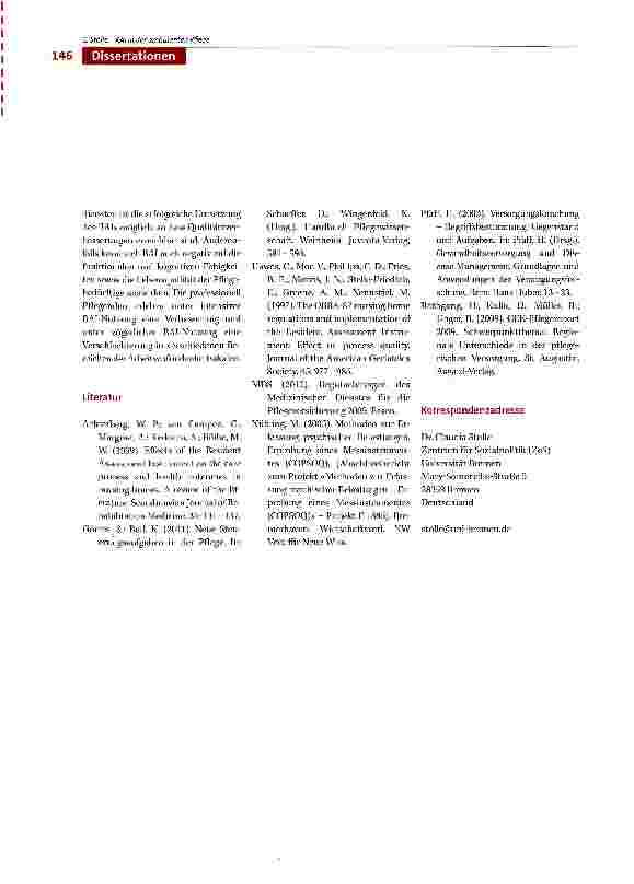 Vorschauseite 2: Wirkungen und Effekte des Resident Assessment Instruments (RAI Home Care 2.0) in der ambulanten Pflege