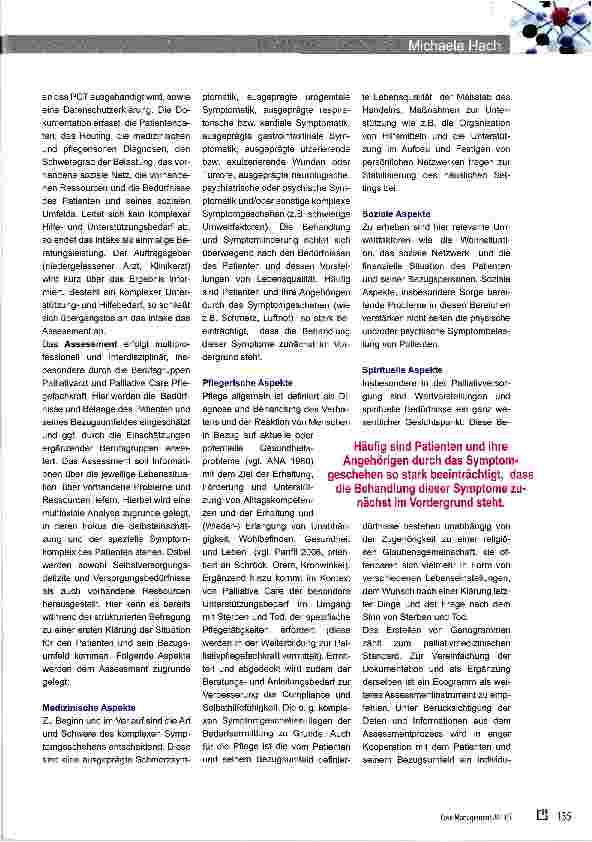 Vorschauseite 4: Palliative Care im Kontext von Case Management (CM)