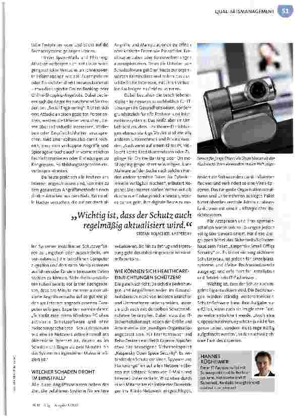 Vorschauseite 2: Datenschutz und Sicherheit