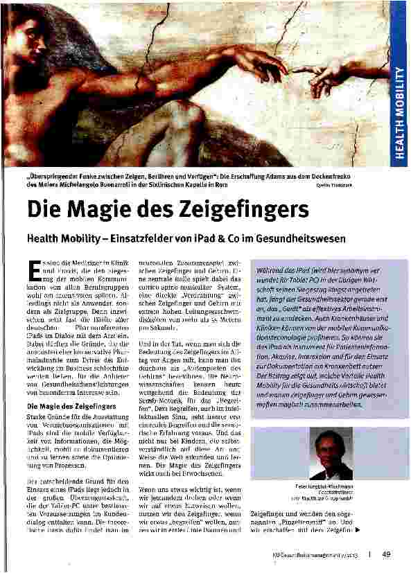 Vorschauseite 1: Die Magie des Zeigefingers